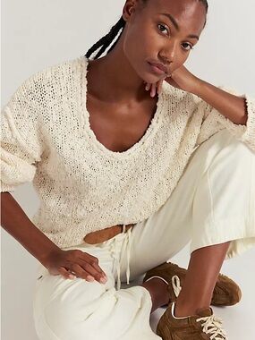 Free People Firefly Pullover Hoodie- Size S